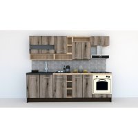 Bucatarie COSSY NEW 260 Wenge / Decor K366